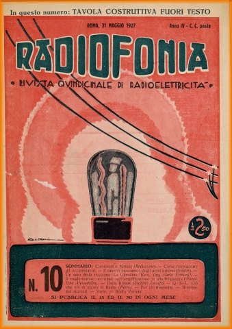 Cerco Rivista Radiofonia n. 10 del 1927 Cerco