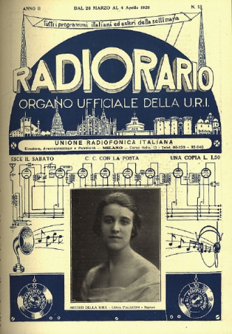  Cerco RADIORARIO annata completa 1926 Cerco