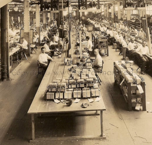 Stabilimento American Bosch nel 1928 Foto storiche