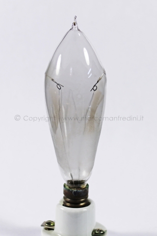 Antichissima lampadina ad oliva - 1880 circa Lampadine