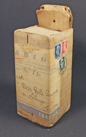 Valvola tipo 47 nella sua scatola di spedizione anni '30 Valvole