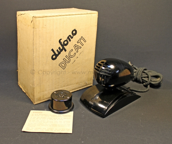 Dufono della Ducati anni '40 Oggetti mai usati
