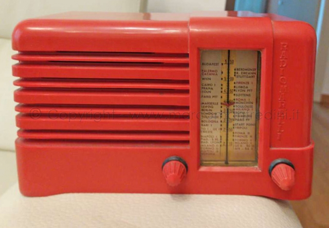Radiomarelli Fido RD76 Carminio Radio rare o inedite