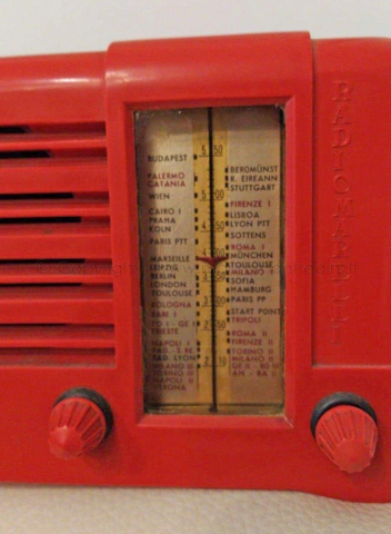 Radiomarelli Fido RD76 Carminio Radio rare o inedite