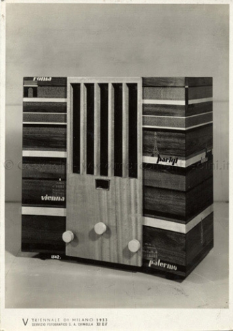 1933 - V Triennale di Milano - padiglione della radio Mostre storiche 1933 - V Triennale di Milano - padiglione della radio Mostre storiche