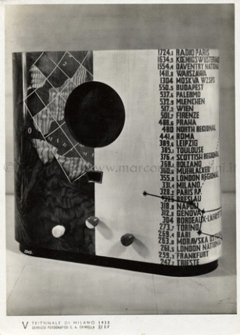1933 - V Triennale di Milano - padiglione della radio Mostre storiche 1933 - V Triennale di Milano - padiglione della radio Mostre storiche