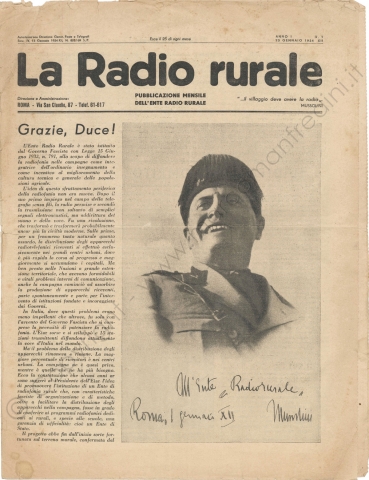 La Radio Rurale Ente Radio Rurale