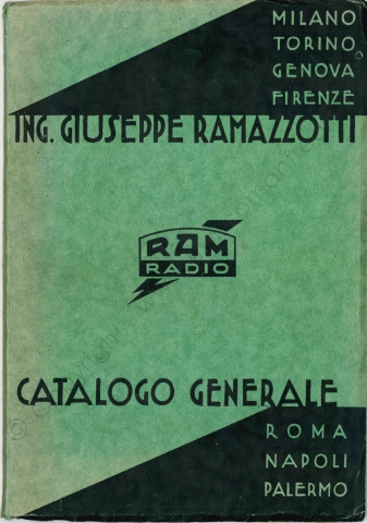 RAM - Radio Apparecchi Milano Cataloghi generali