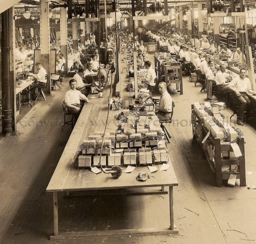 Stabilimento American Bosch nel 1928 Foto storiche Stabilimento American Bosch nel 1928 Foto storiche