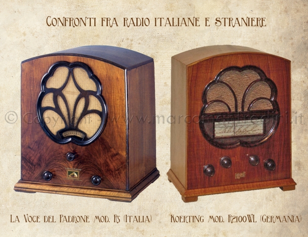 La Voce del Padrone e Koerting Confronti e similitudini La Voce del Padrone e Koerting Confronti e similitudini
