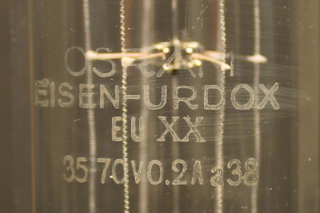 OSRAM Eisen-Urdox mod. EUXX Valvole OSRAM Eisen-Urdox mod. EUXX Valvole