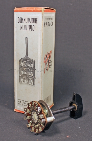 Selettore multiplo della Geloso anni '50 Componenti Selettore multiplo della Geloso anni '50 Componenti