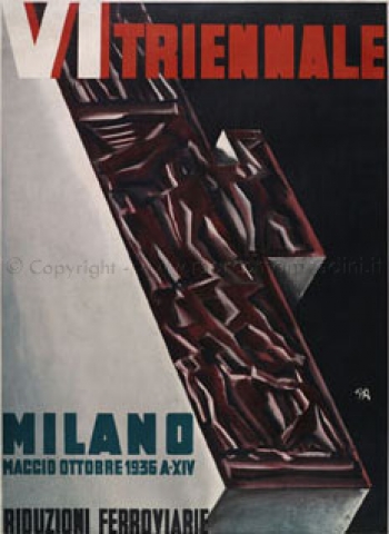 1936 - VI Triennale di Milano - padiglione della radio Mostre  storiche