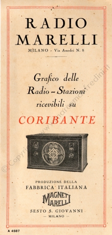 Radiomarelli Libretti d’istruzione Radiomarelli Libretti d’istruzione