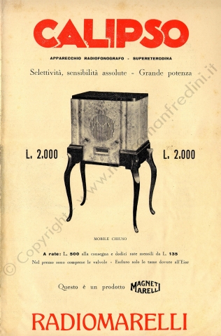 Radiomarelli Depliant e pieghevoli Radiomarelli Depliant e pieghevoli