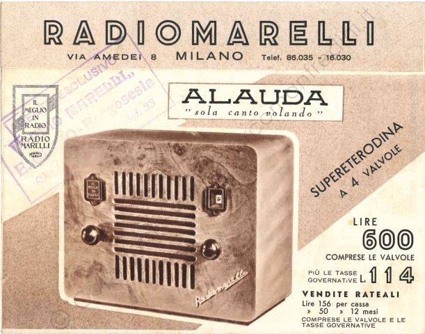 Radiomarelli Depliant e pieghevoli Radiomarelli Depliant e pieghevoli