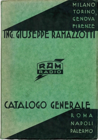 RAM - Radio Apparecchi Milano Cataloghi generali RAM - Radio Apparecchi Milano Cataloghi generali