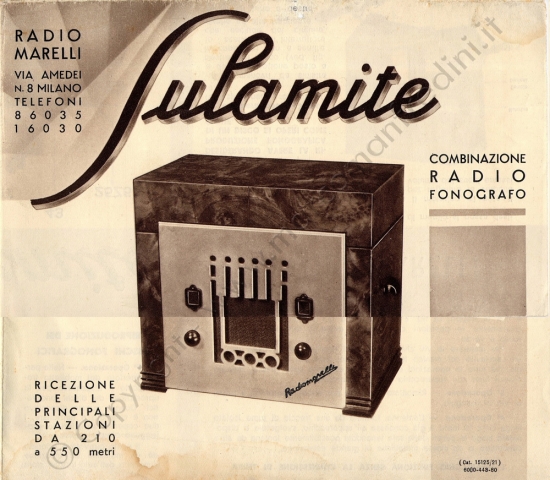 Radiomarelli Depliant e pieghevoli Radiomarelli Depliant e pieghevoli