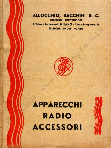 Allocchio Bacchini Cataloghi generali Allocchio Bacchini Cataloghi generali