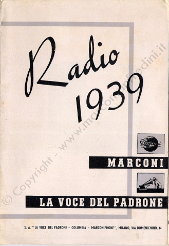 La Voce del Padrone Cataloghi generali La Voce del Padrone Cataloghi generali